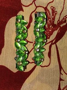 Kundan Fitted Alligator Clips Combo