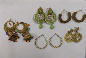 Set Of 5 Earrings