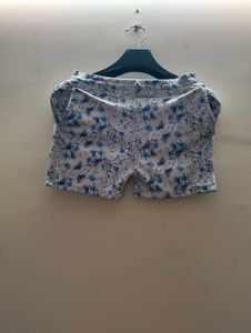 Buy 1 Get 1Floral Print Shorts Pant S Size