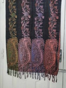 🌸 Elegant Kashmir Pashmina Shawl – Reversible