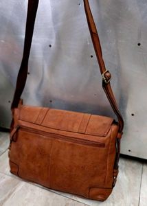 Leather Messenger Bag