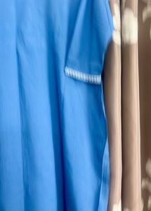 Blue Embroidered Kurta
