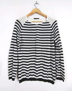 Medame Black And White Top ( Women)