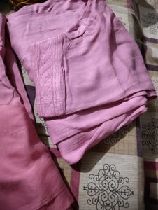 Baby Pink Patiyala Suit With Dupatta