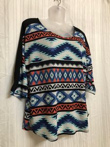 Multi Colour Long Sleeve Top