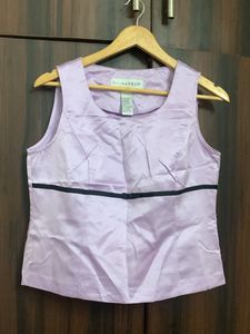Sag Harbor Sleeveless Lavender Top