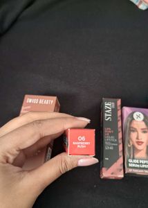 Lipstick Bundle - Swiss Beauty, Staze, Sugar
