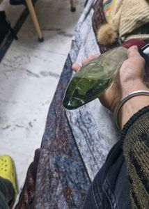 vintage Sikkim Old Gold empty Bottle