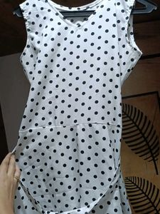 Polka Dots Midi Dress For Women