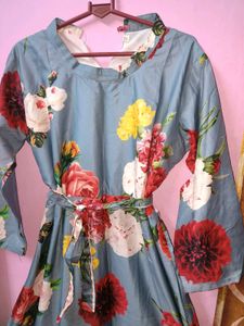 Floral Print Maxi Dress