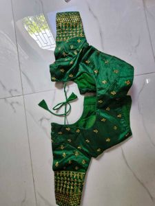 Festive Season Special Green Blouse