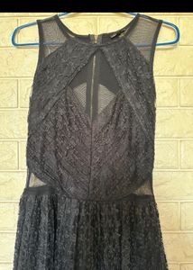 River Island Lace &amp; Net LBD