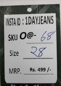 women blue skinny jeans size 28 (O-68)