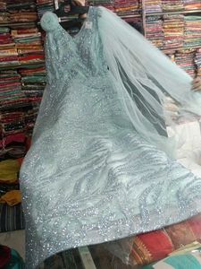 Sparkling Blue Occasion Gown