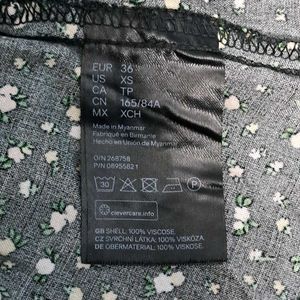 H&amp;M Black Playsuit-romper