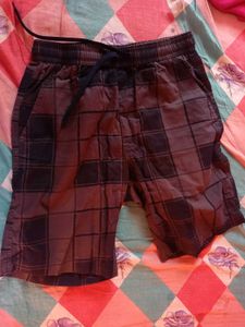 Checked Casual Shorts