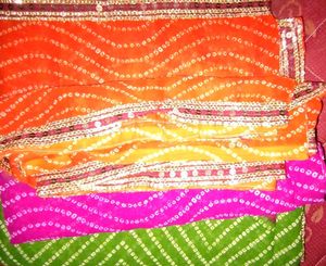 Bandhani Sari