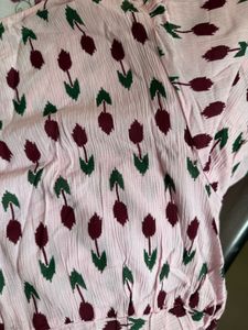 Cute Pink Printed Top