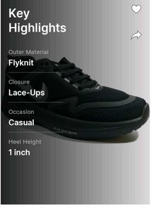 Nike Air Zoom Black Running Shoes