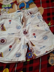Patterned Athletic Shorts