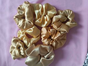Golden Scrunchie Set