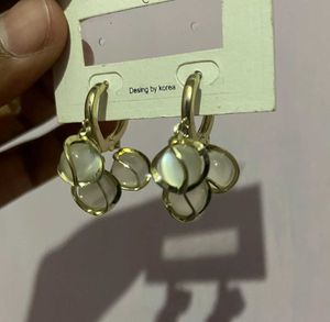 Korean Pearl Drop Earrings