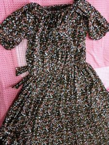 Floral Maxi Stretchable Dress