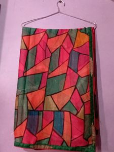 Multicolored Saree