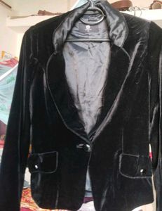 Black Velvet Imported Blazer