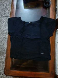 Black Oversized Top