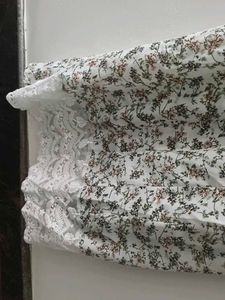 Floral Print Dress with Lace