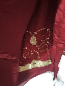 Farrukhabadi suit (Maroon)