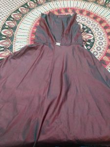 Elegant Maroon Dress
