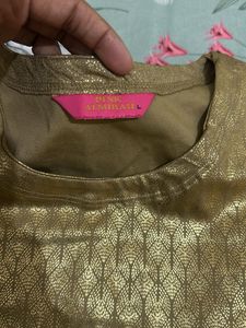 Golden Shimmer Top