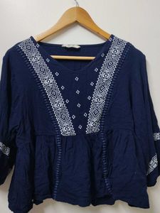 Navy Blue Top