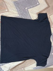 Men's Navy V-Neck T-Shirt