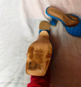 Everqupid Square Toe Quilted Heels
