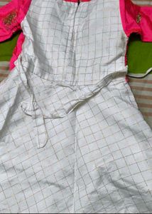 White Party Silk Frock