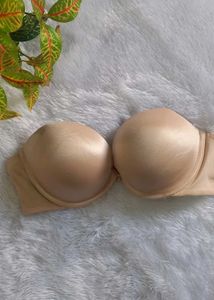 LA Senza Nude Push Ups Padded Tube Bra