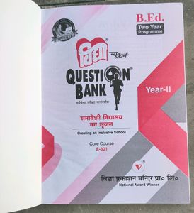Vidya Question Bank Bed 2nd Year