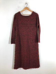 Red&amp;Black Knitted Kurta(Women’s)