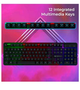 Zebronics gaming Semi membrane RGB Keyboard
