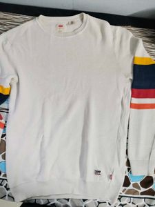 Levi's Striped Sleeve Sweater