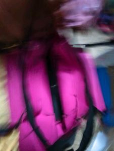 Beautiful Black Nd Pink Colour Bag