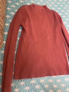 Winter Sale💗 Rust Mock Neck Long Sleeve Top