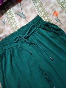 Green Casual Pants
