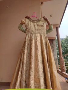 2 Embroidered Gowns Free Earring Under 600