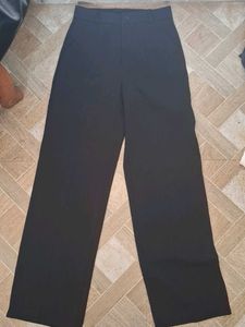 Black Wide Leg Trousers, paper jeans