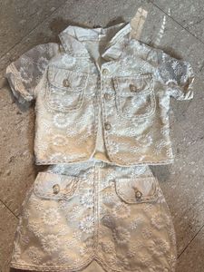 Skirt Top Set For Girls