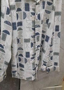 Patterned Long Sleeve Shirt